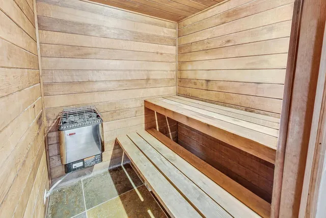 a bathroom with a sink and a washing machine