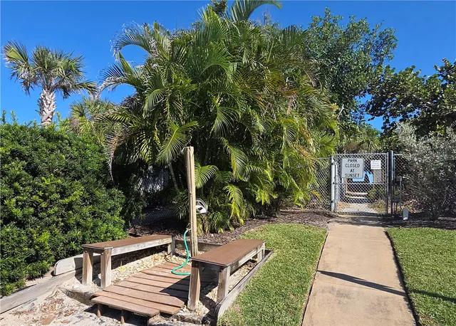 a view of outdoor space and deck with wooden floor and outdoor space