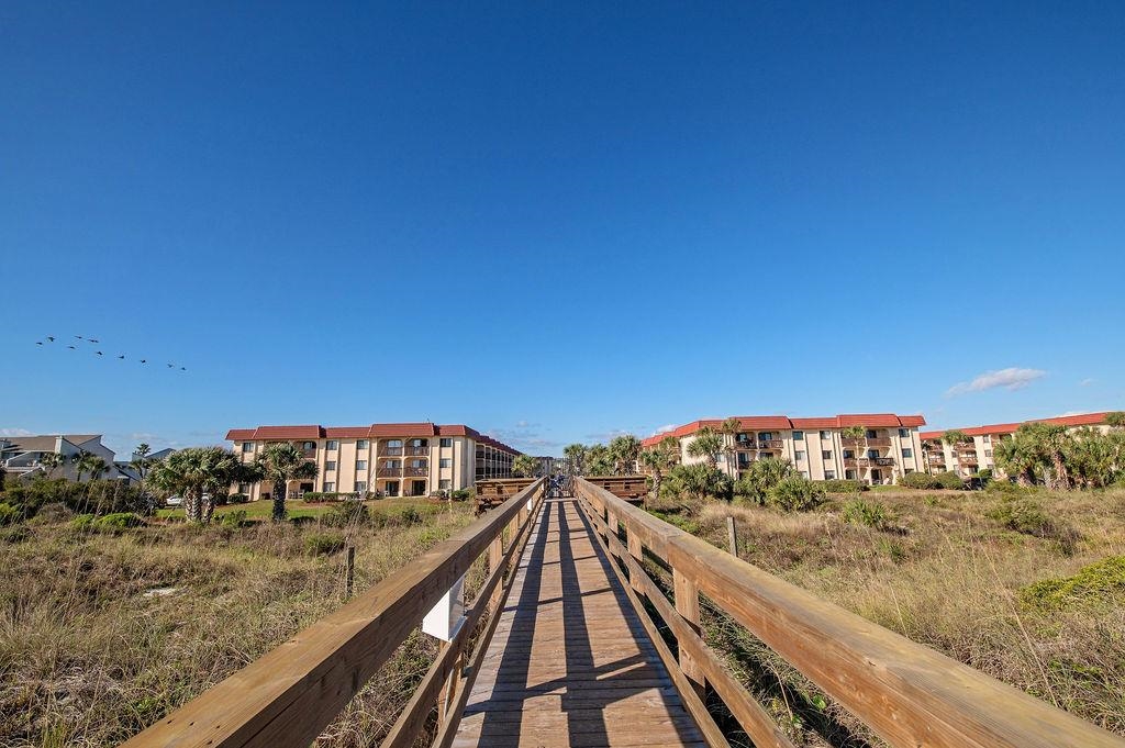 880 A1A Beach Boulevard, Unit 3207 St. Augustine, FL 32080 - Photo 27 of 33 a view of balcony with wooden floor