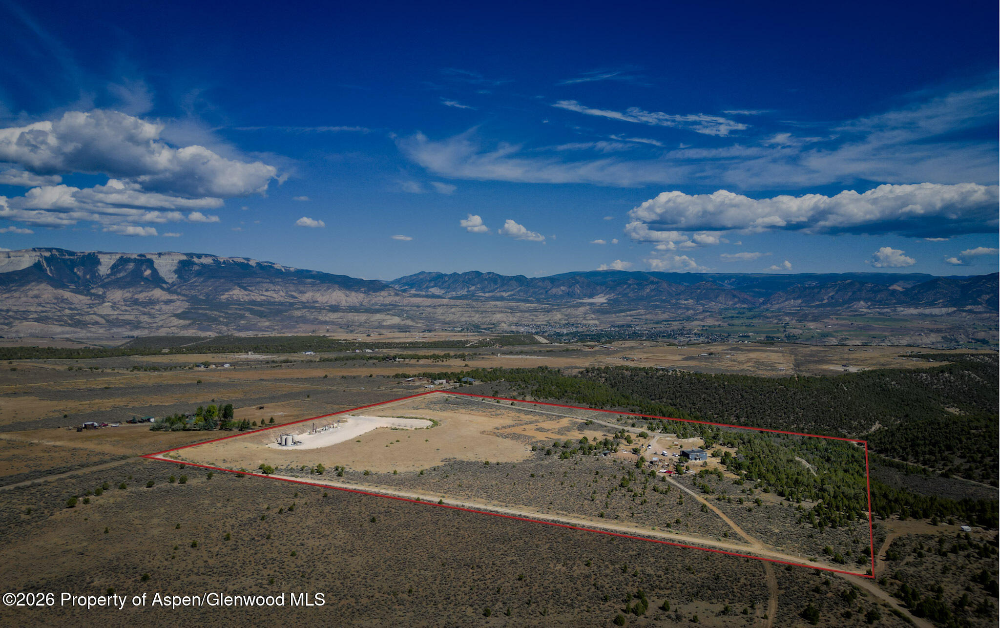 2151 Grass Mesa Road Rifle, CO 81650 - Photo 25 of 29 Delimited Aerial View