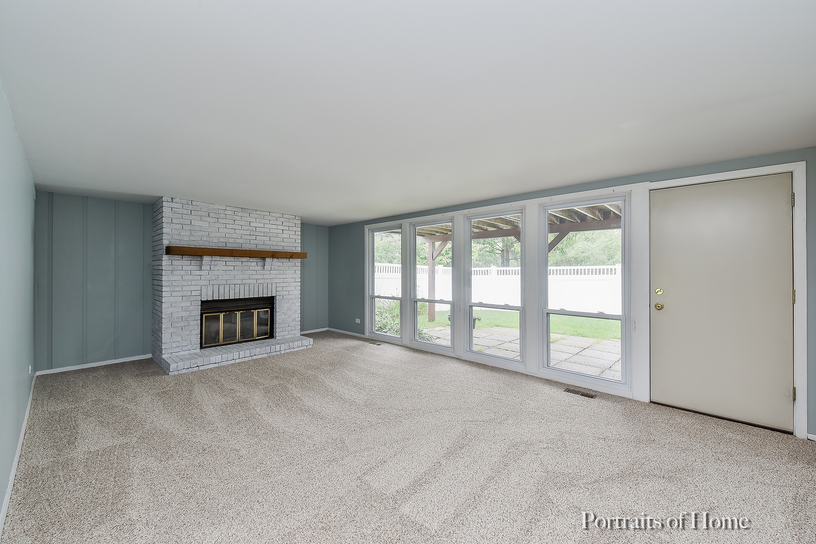 2S645 Bob O Link Road Lombard, IL 60148 - Photo 12 of 18 a view of an empty room with a fireplace and a window