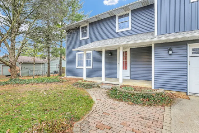 a view of porch with deck