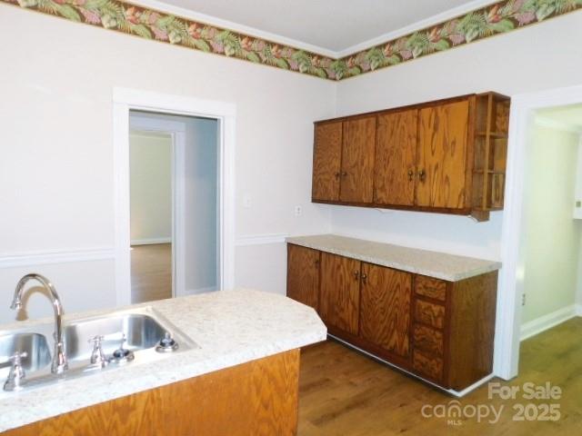 326 South Cedar Street Lincolnton, NC 28092 - Photo 5 of 16 a bathroom with a sink and a mirror