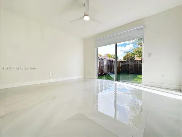 a view of a porch with a yard