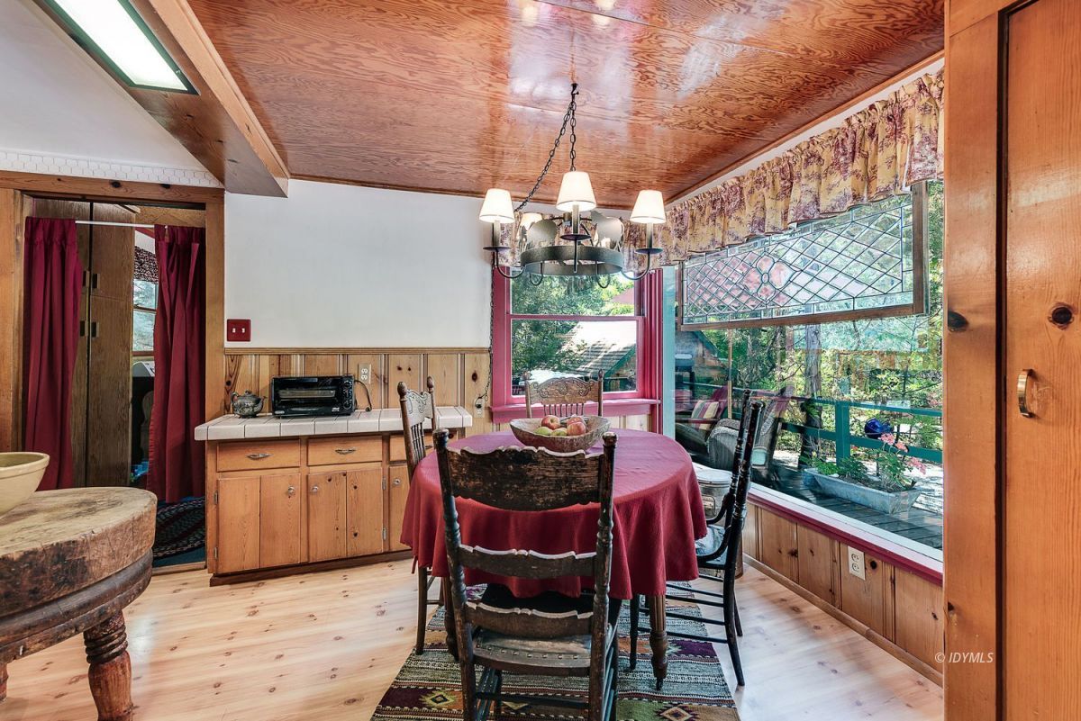 25440 Fern Valley Road Idyllwild, CA 92549 - Photo 15 of 32 a dining room with furniture and window