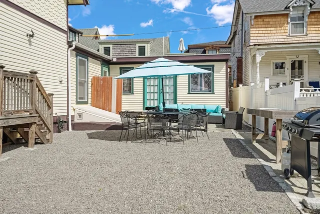 a view of a house with patio