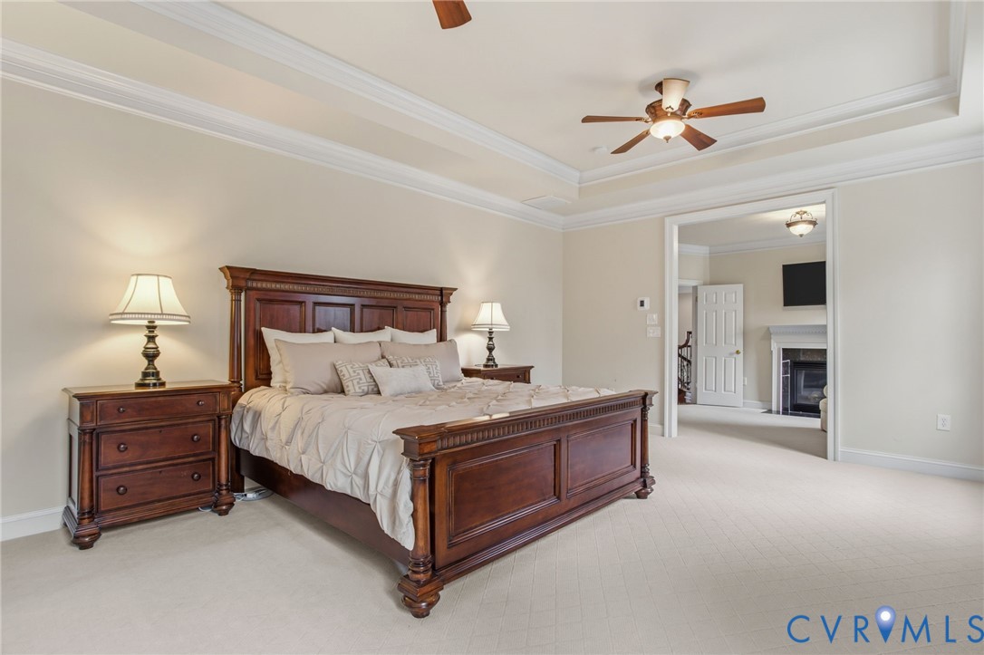 3100 Sodbury Court Midlothian, VA 23113 - Photo 36 of 94 in primary suite with tray ceiling, double crown m