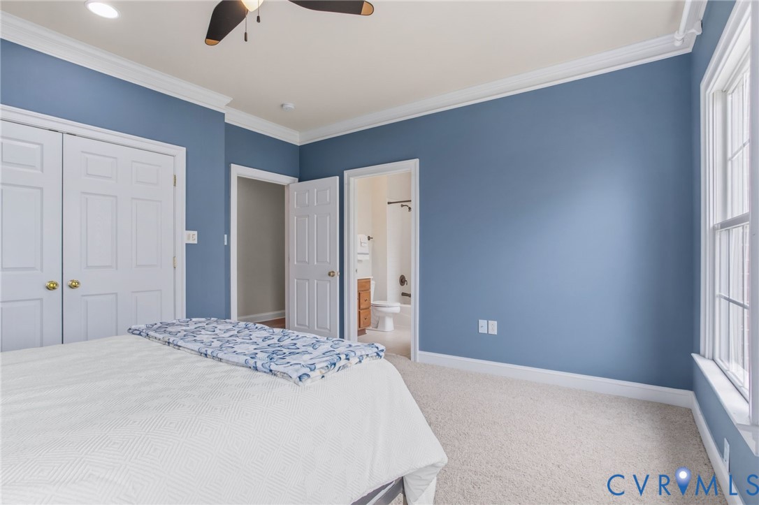 3100 Sodbury Court Midlothian, VA 23113 - Photo 51 of 94 a bedroom with a bed and a window