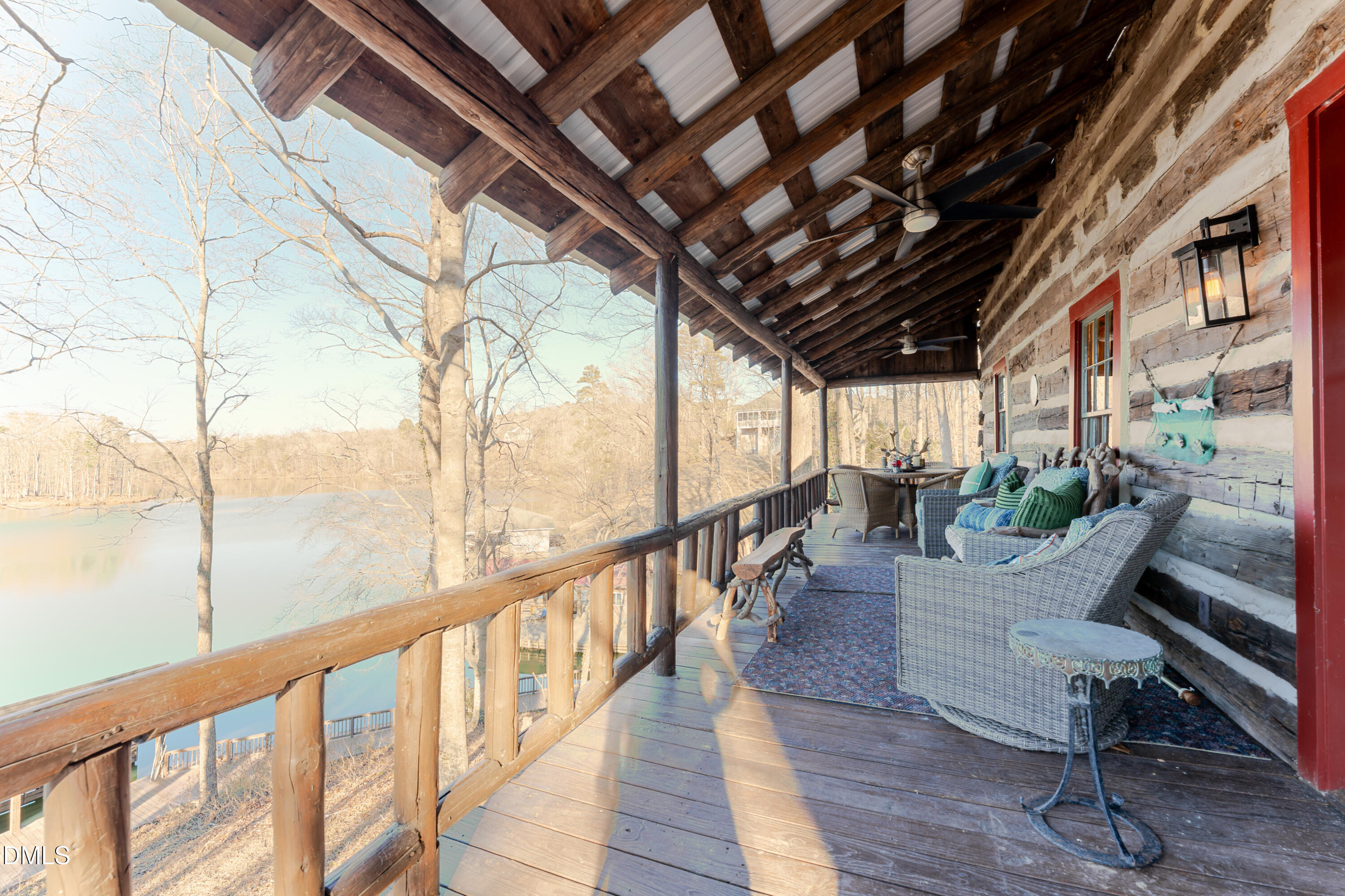 954 Huff Garrett Road Roxboro, NC 27574 - Photo 20 of 98 a view of an chairs and tables in the balcony