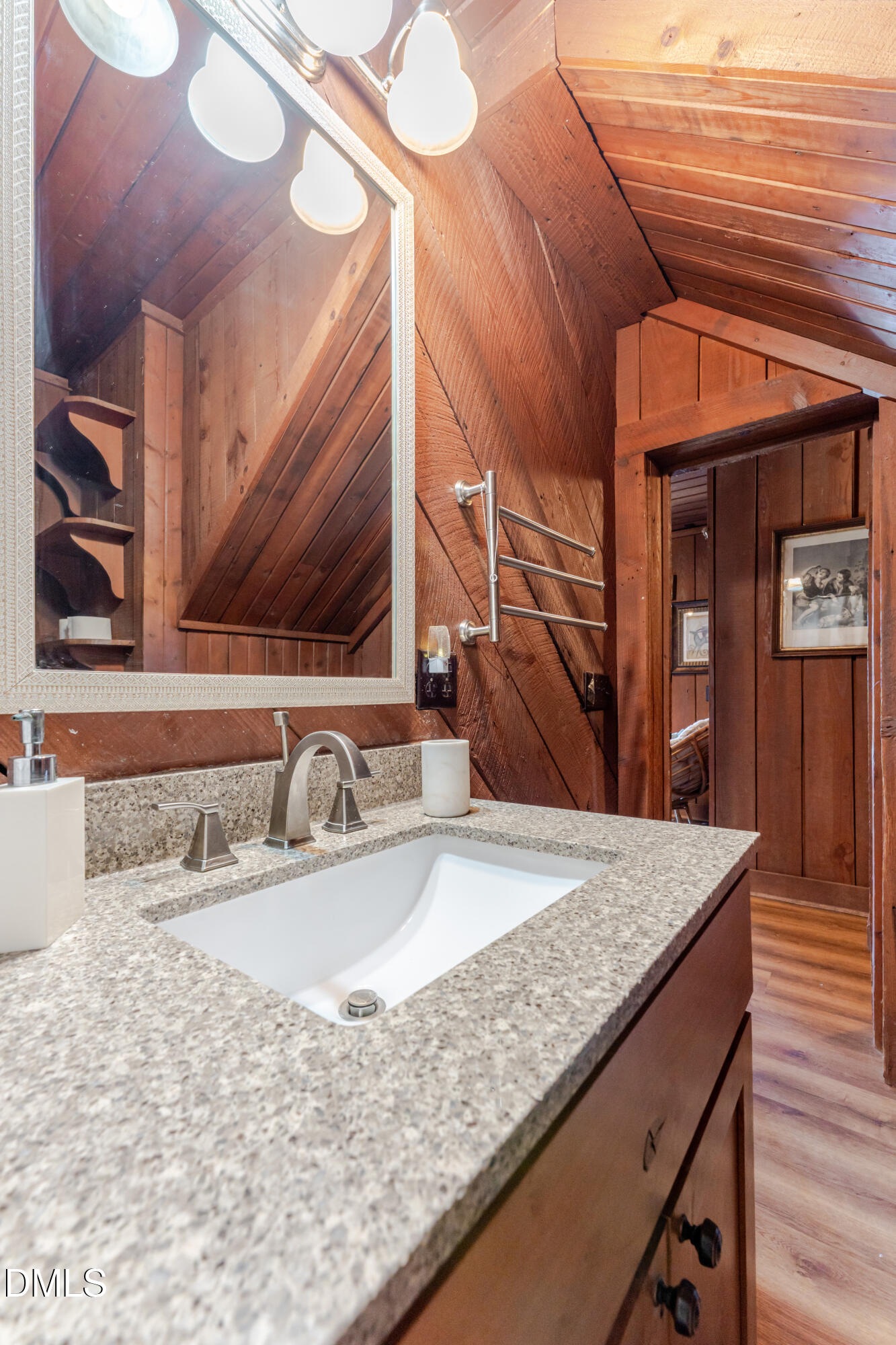 954 Huff Garrett Road Roxboro, NC 27574 - Photo 68 of 98 a kitchen with a sink and a wooden floor