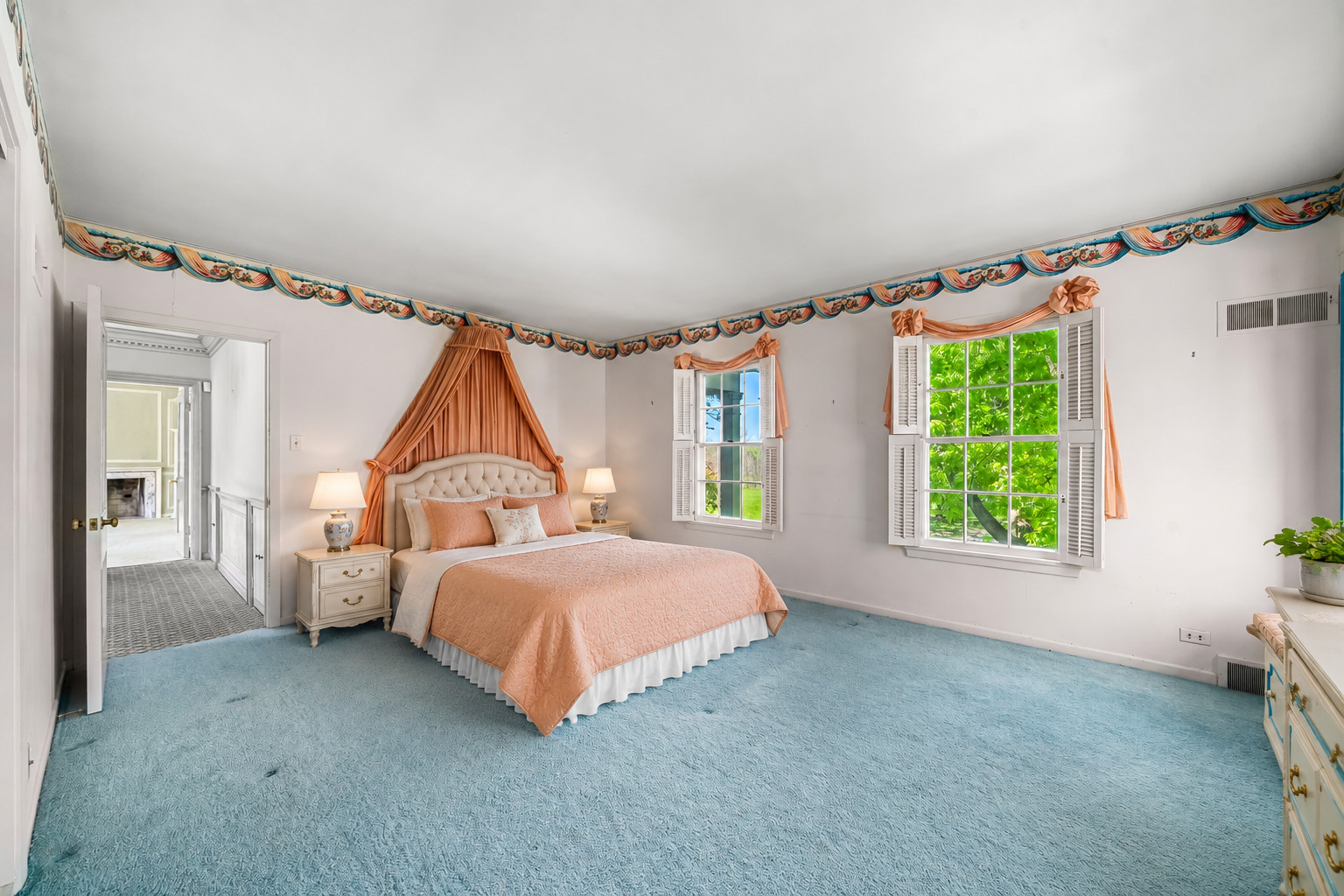 33W451 Surrey Road Wayne, IL 60184 - Photo 36 of 41 a bed room with a bed and a large window