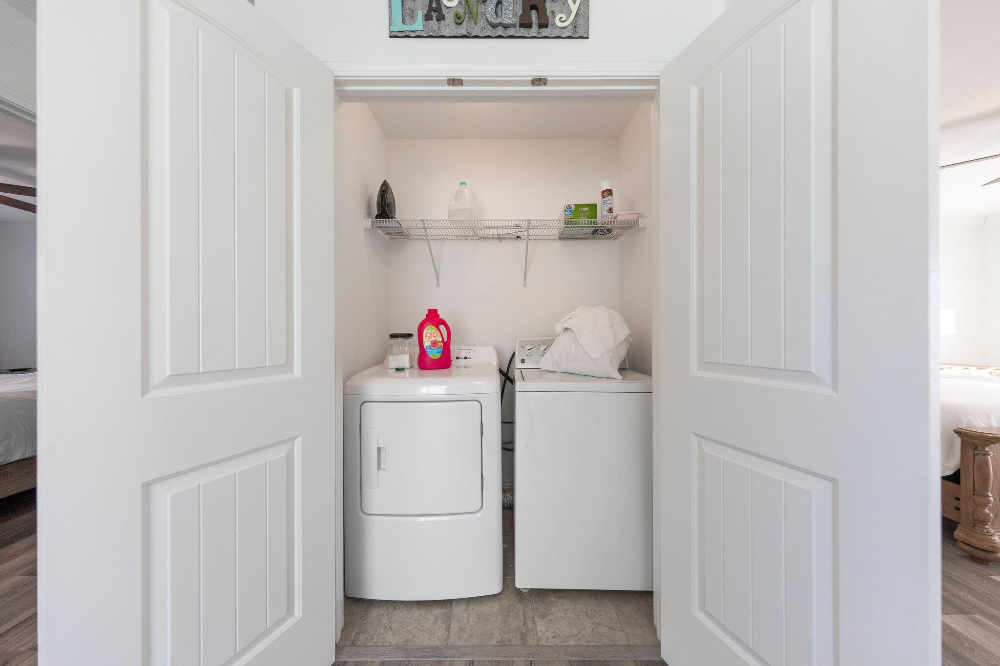 91 Grayling Way Inlet Beach, FL 32461 - Photo 23 of 43 a utility room with dryer and washer