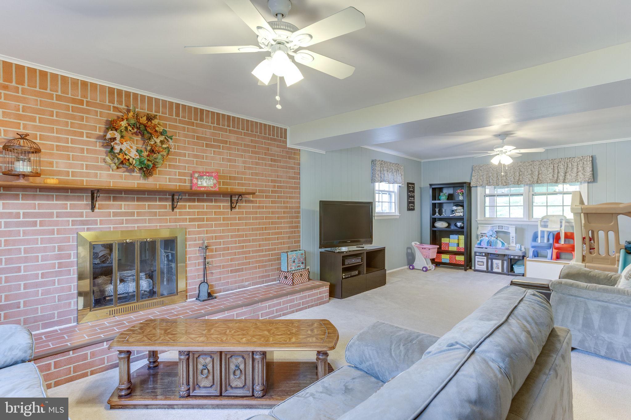14813 Wood Home Road Centreville, VA 20120 - Photo 16 of 22 Lower level family room with gas fireplace