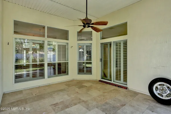 a view of a door with a door