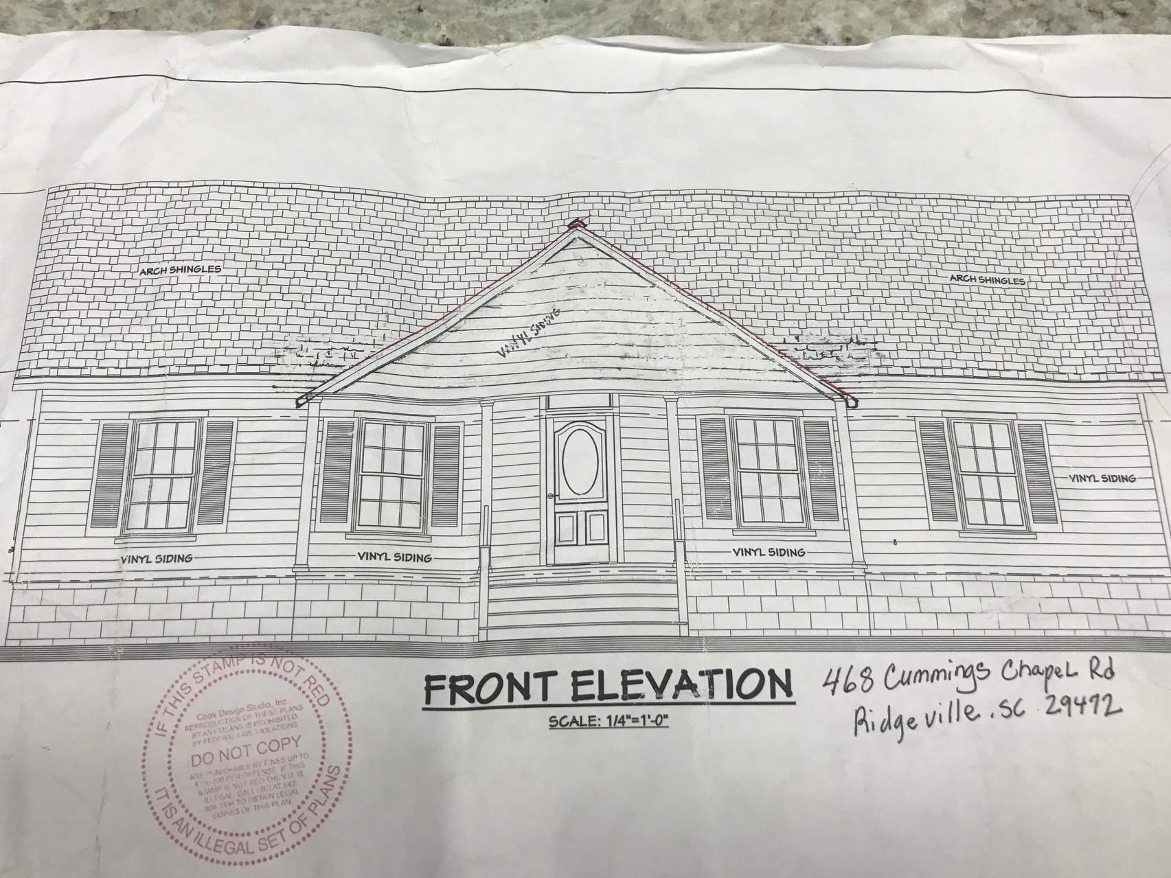 468 Cummings Chapel Road Ridgeville, SC 29472 - Photo 2 of 5 Custom built Home