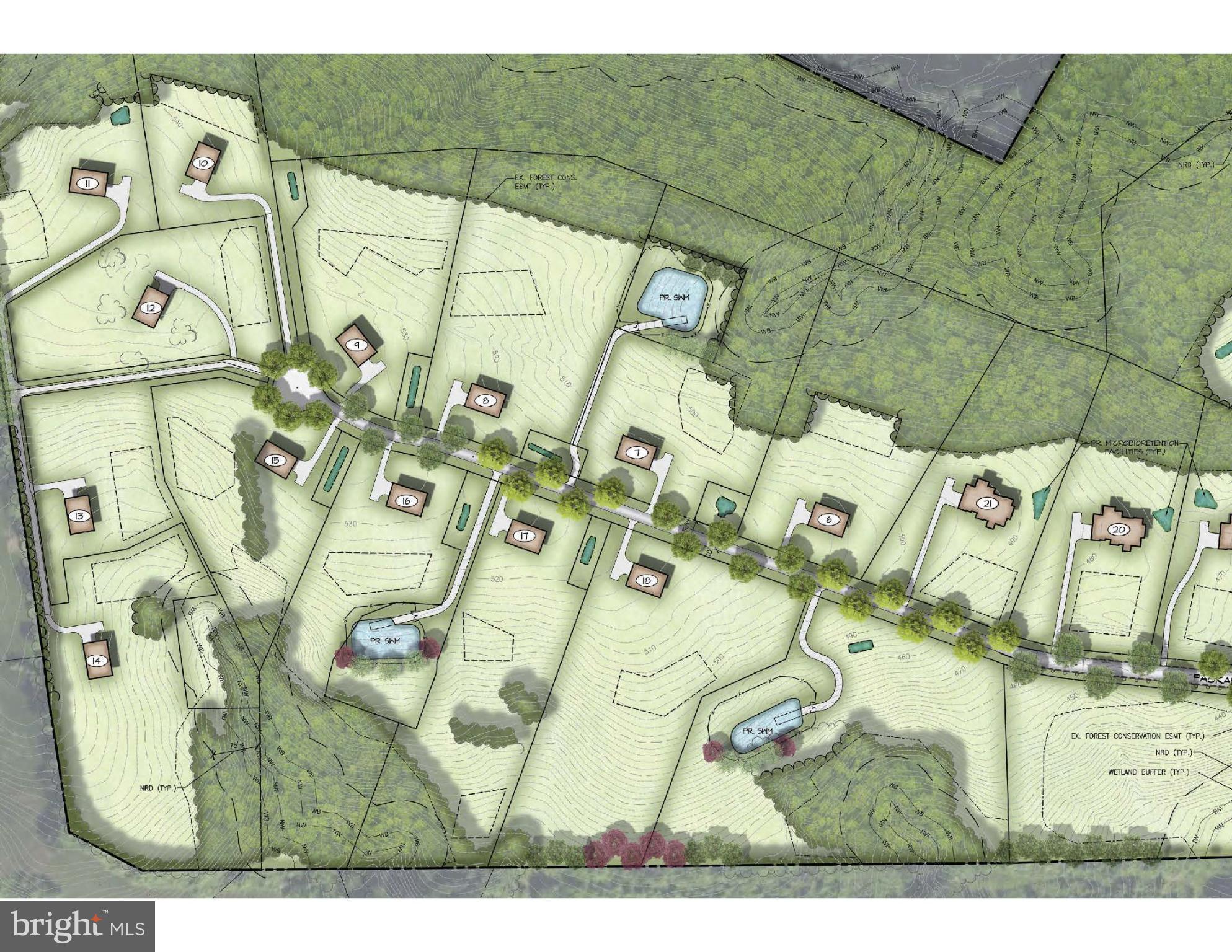 2033 Packard Drive Fallston, MD 21047 - Photo 3 of 3 Planned community layout amidst lush greenery.