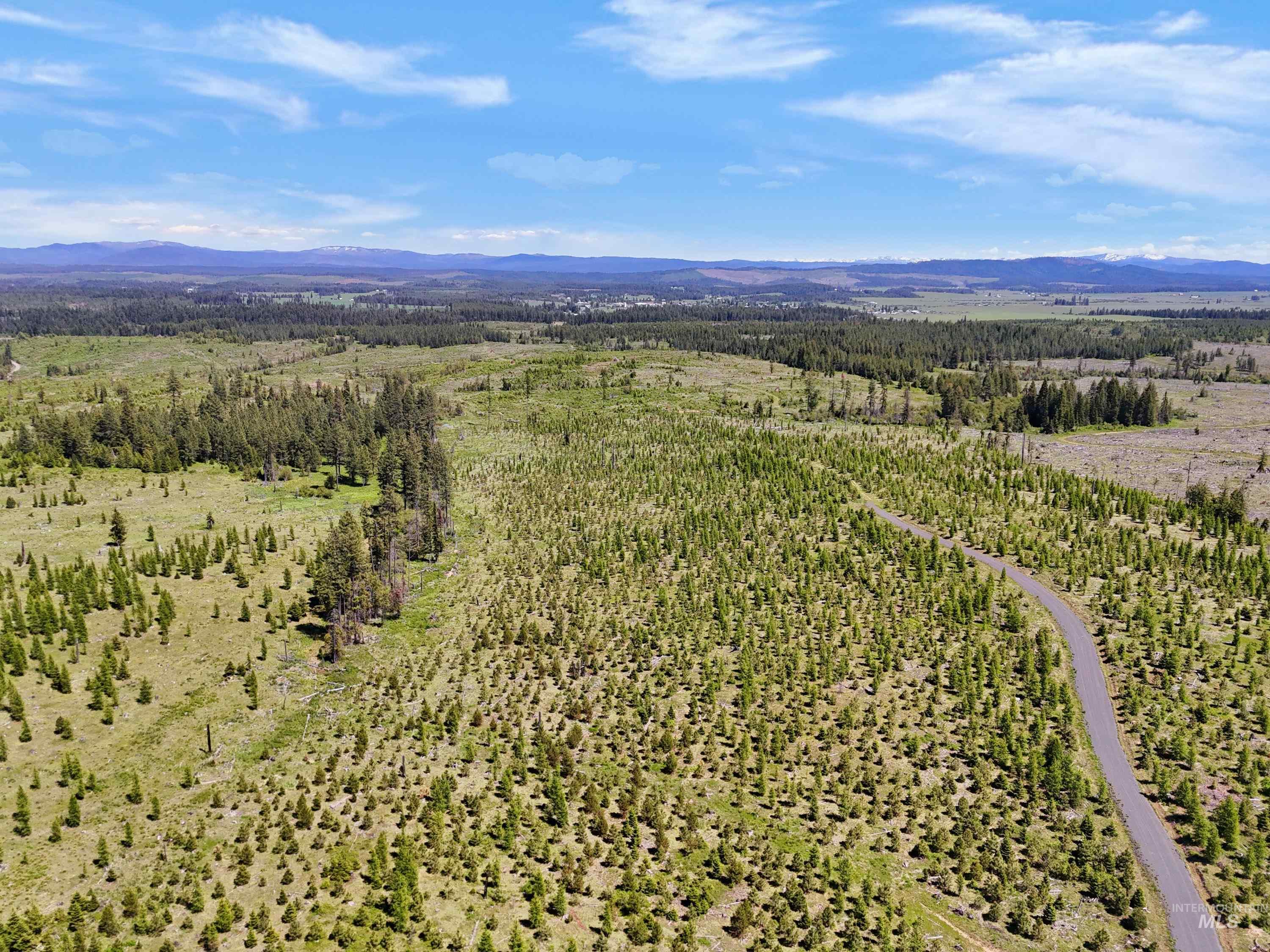 0 Timberline Heights Weippe, ID 83553 - Photo 3 of 12 Aerial view of a mountainous background