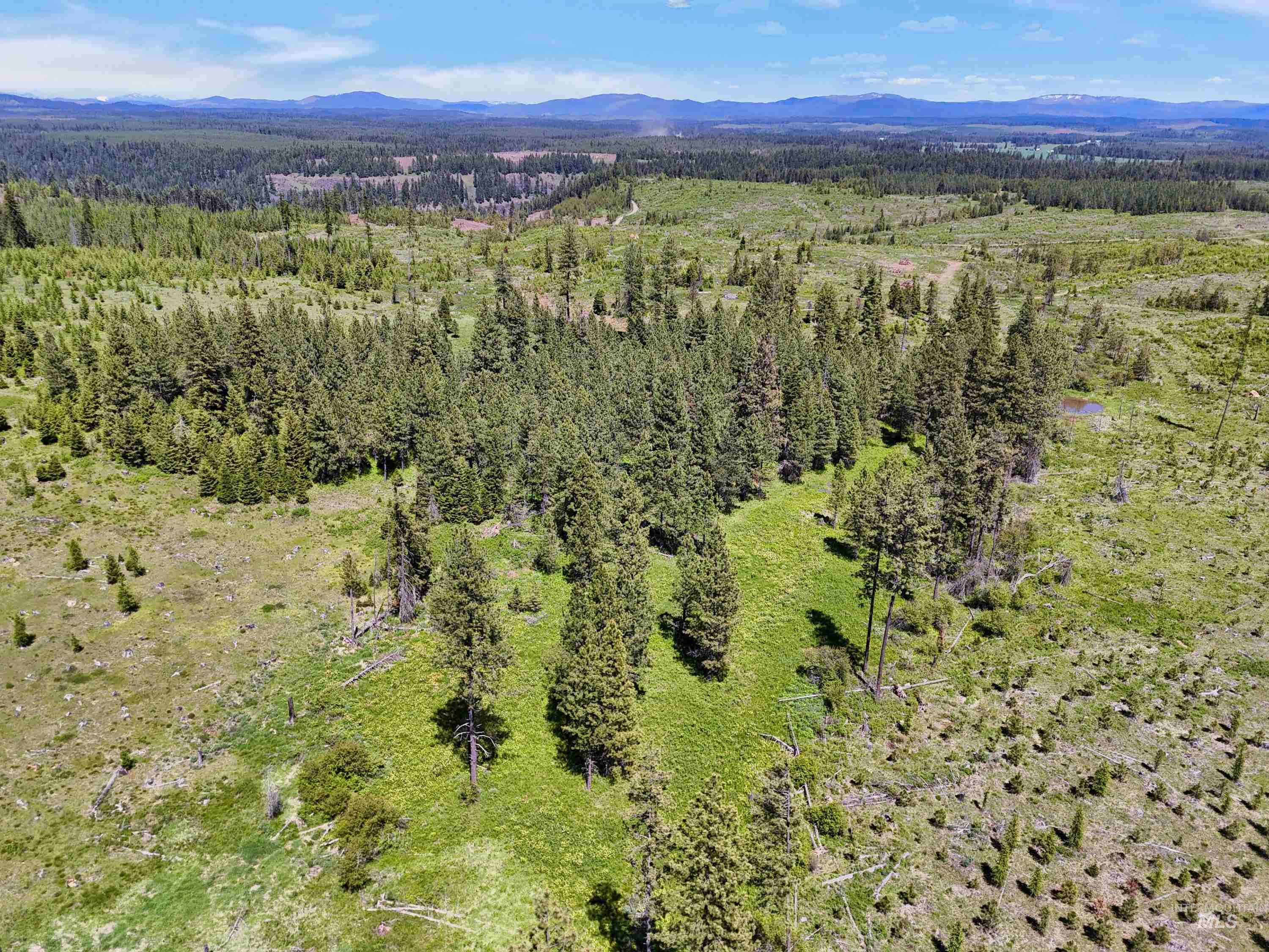 0 Timberline Heights Weippe, ID 83553 - Photo 4 of 12 Aerial view of property and surrounding area with a forest and mountains
