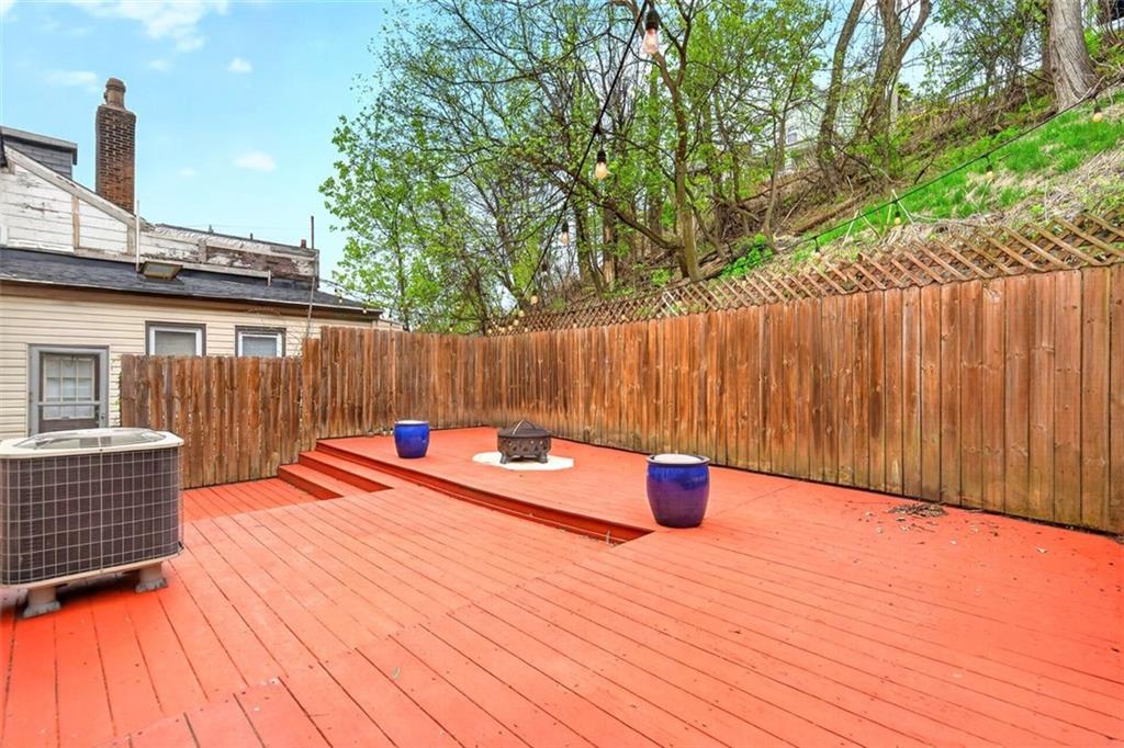 25 Greeley Street Pittsburgh, PA 15203 - Photo 24 of 49 Rear Deck with Privacy Fence