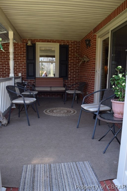 4288 Cedar Bush Road Hayes, VA 23072 - Photo 18 of 48 Private Master Suite porch/entrance. Vinyl rails.