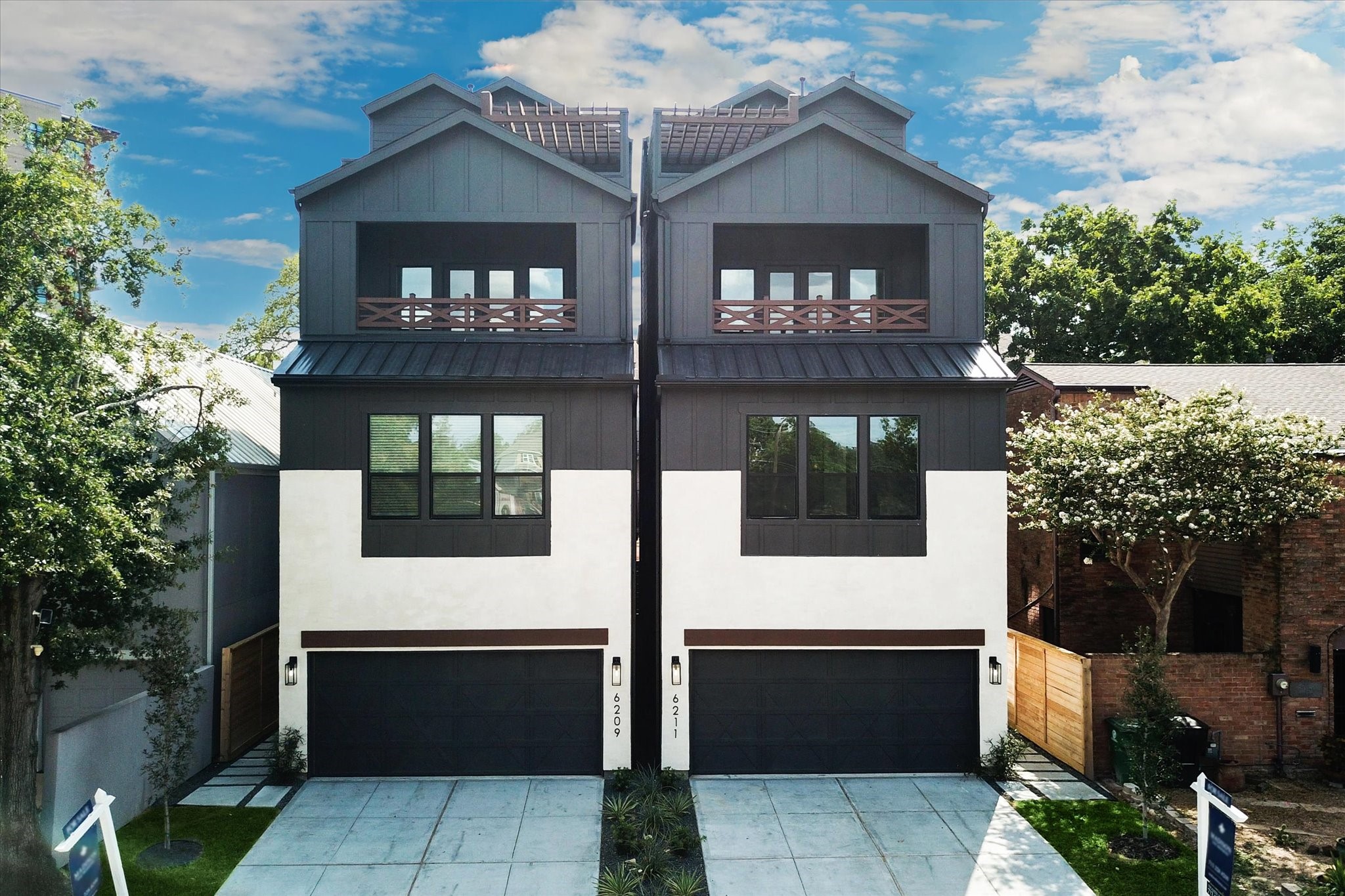 6209 Westcott Street Houston, TX 77007 - Photo 1 of 16 Welcome to 6209 Westcott Street. This stunning new construction residence features a private double-wide driveway and a gated pedestrian entrance.