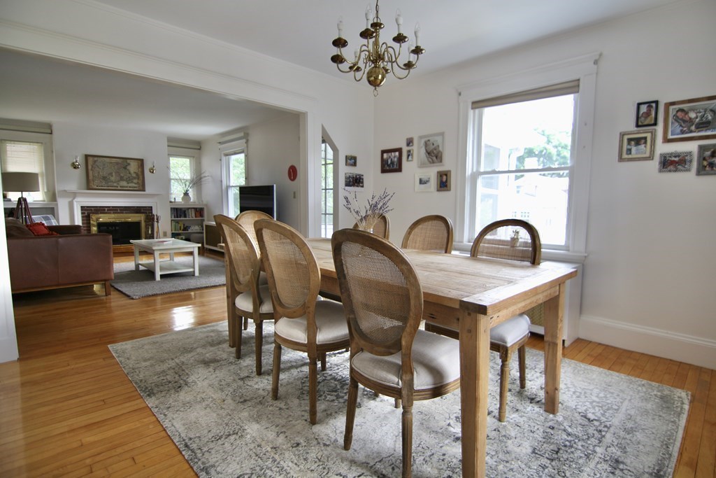 48-50 Townsend Road Belmont, MA 02478 - Photo 13 of 25 a view of a dining room with furniture window and wooden floor