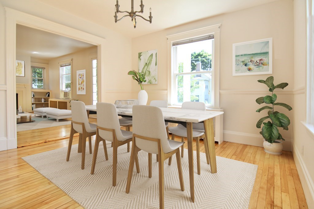 48-50 Townsend Road Belmont, MA 02478 - Photo 4 of 25 a view of a dining room with furniture window and wooden floor