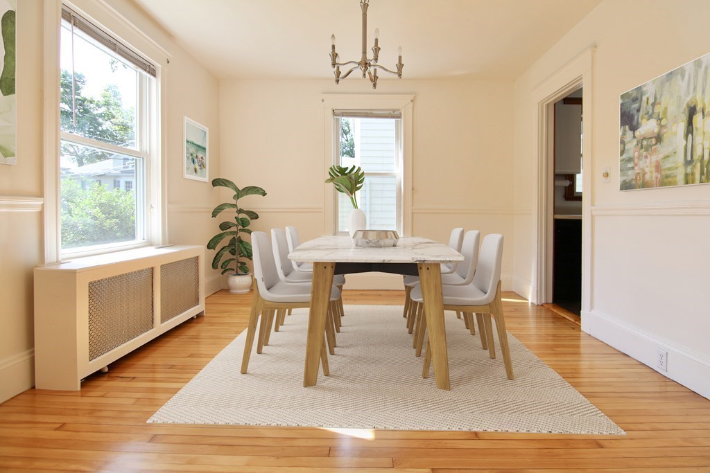 48-50 Townsend Road Belmont, MA 02478 - Photo 5 of 25 a view of a dining room with furniture window and wooden floor