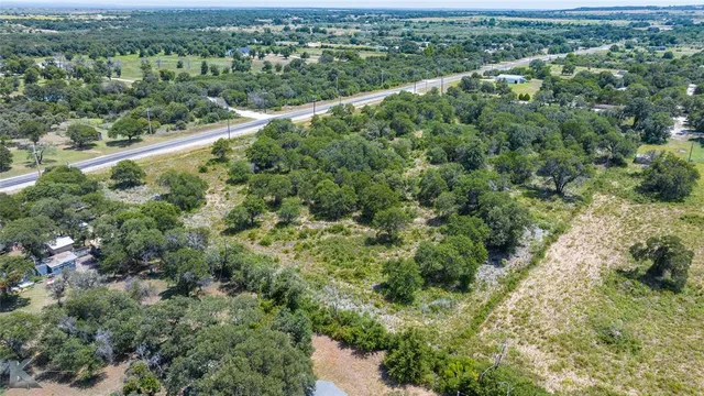 an aerial view of forest