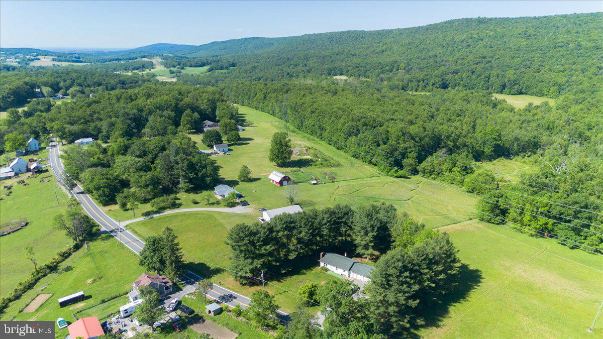 13806 Wolfsville Road Smithsburg, MD 21783 - Photo 29 of 35 a view of a lush green forest with trees and houses
