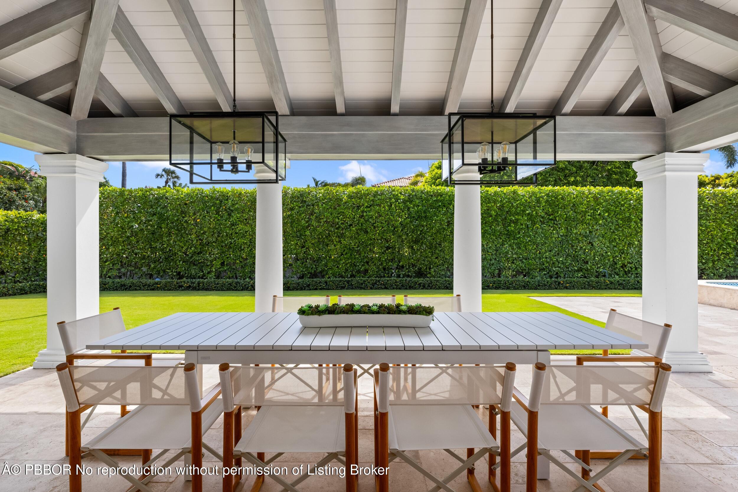 201 Banyan Road Palm Beach, FL 33480 - Photo 33 of 42 a view of swimming pool with lawn chairs and couches