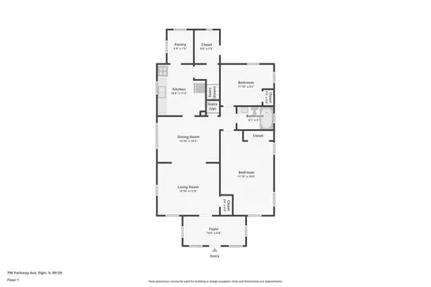 $258,000 | 796 Parkway Avenue, Elgin, IL 60120
