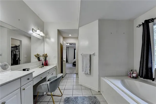 a aerial view of a house