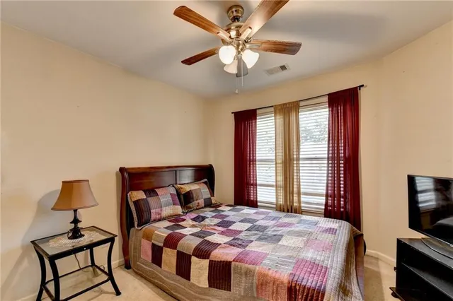 a view of a swimming pool and outdoor space