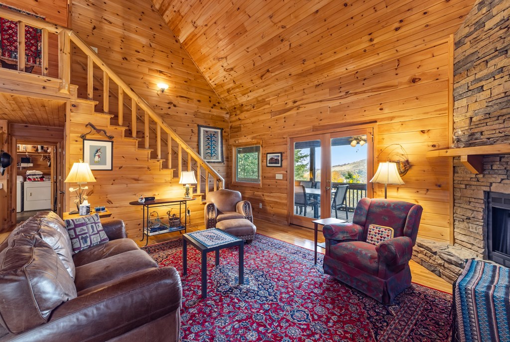 254 Aries Lane Blue Ridge, GA 30513 - Photo 9 of 43 a outdoor living with patio furniture and a potted plant