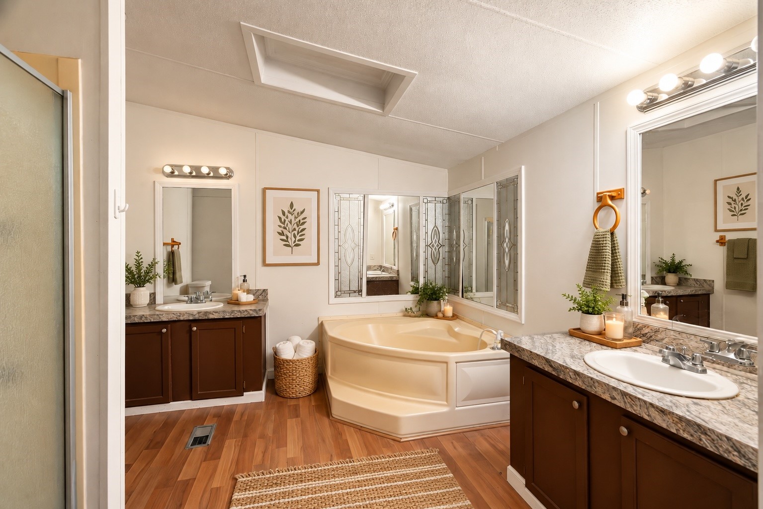 191 Aquarius Road Conroe, TX 77306 - Photo 21 of 32 Primary bathroom with virtual staging.