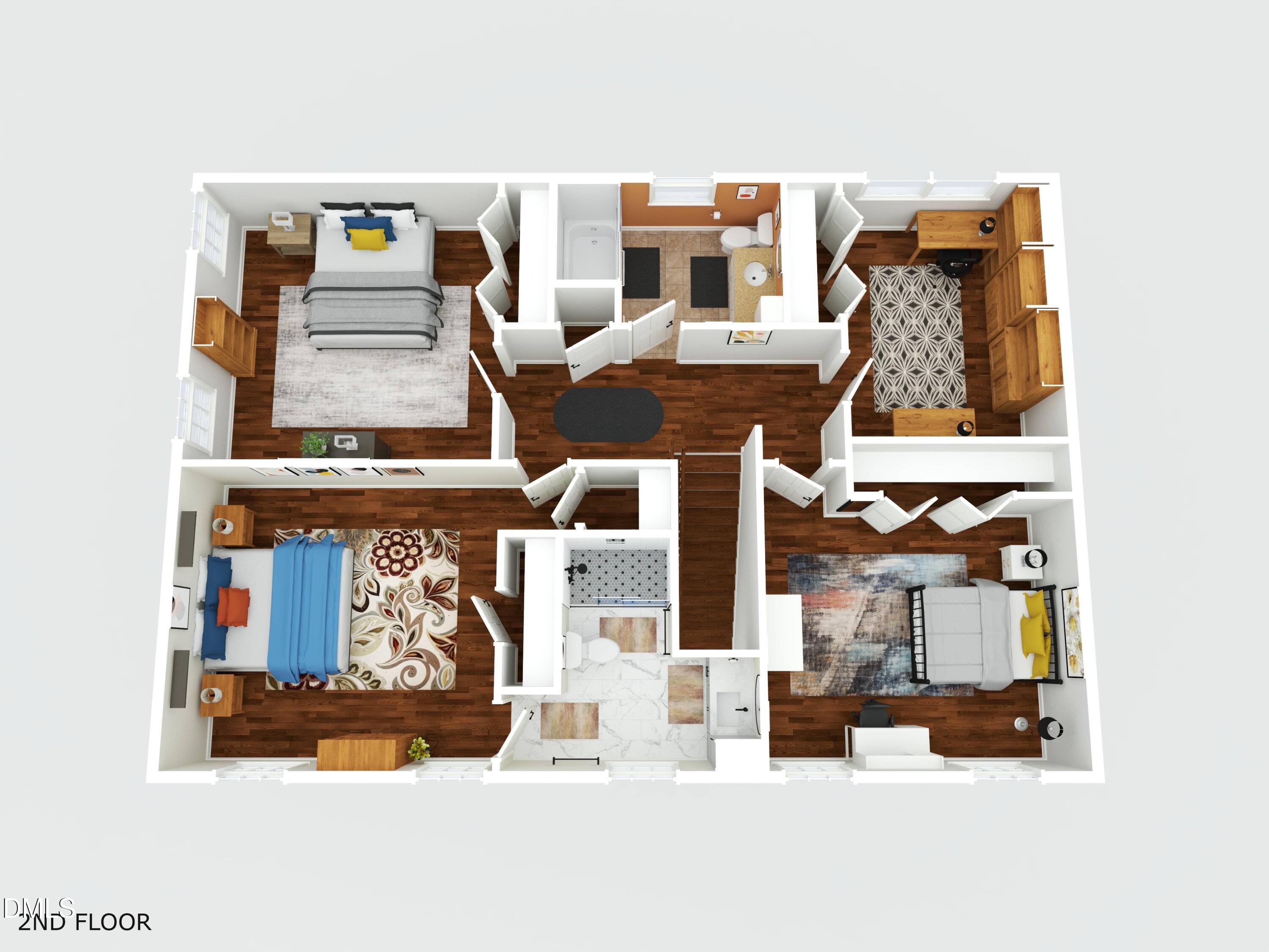 4704 Oak Park Road Raleigh, NC 27612 - Photo 61 of 62 view of living room with furniture and rug