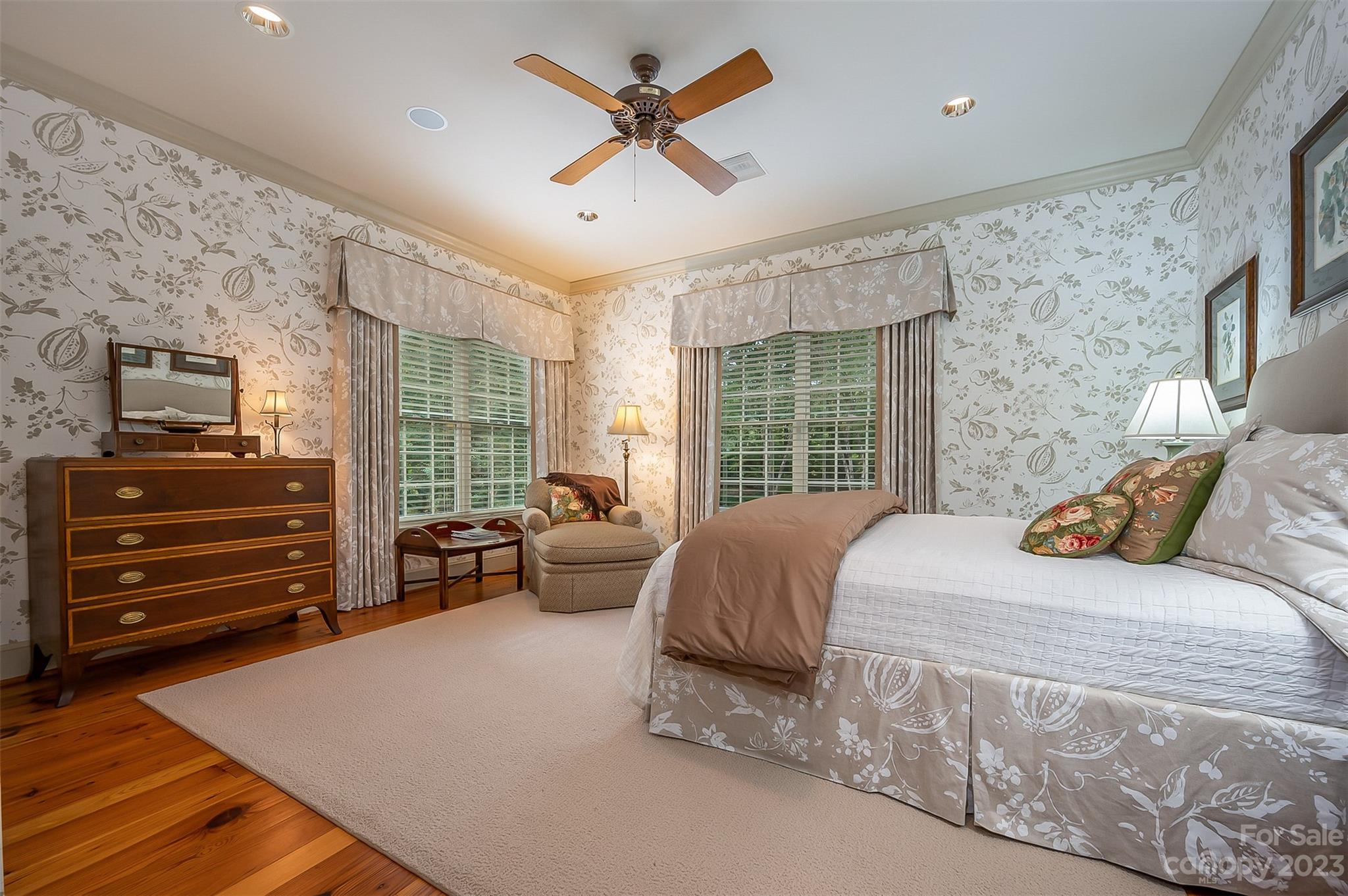 1389 Landrum Road Columbus, NC 28722 - Photo 42 of 46 a bedroom with a bed and furniture