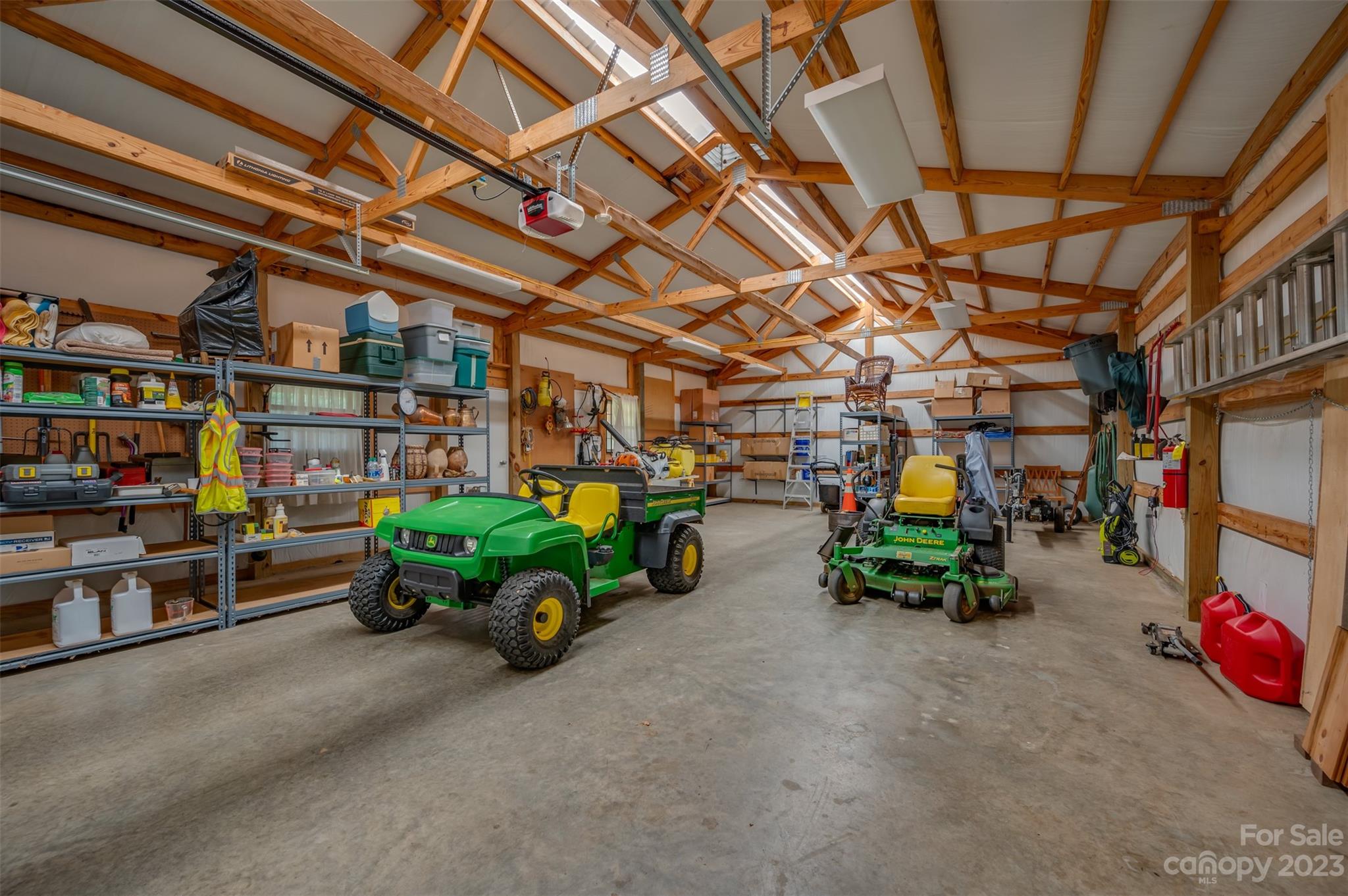 1389 Landrum Road Columbus, NC 28722 - Photo 46 of 46 a view of a garage with storage