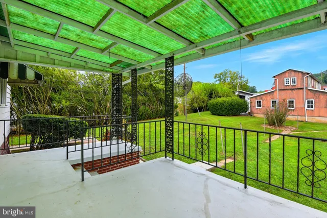 a view of a street with a street