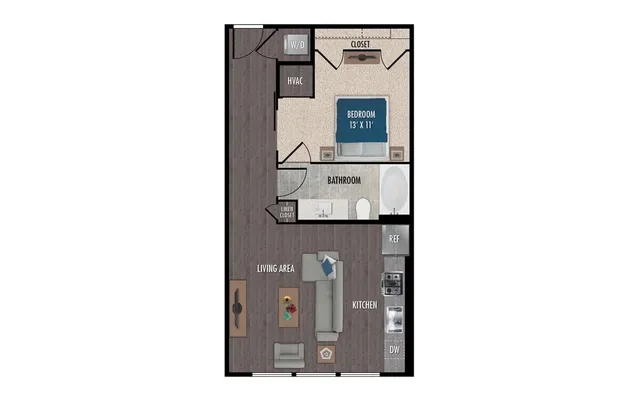 $1,635 | 1414 Texas Avenue, Unit 808, Houston, TX 77002