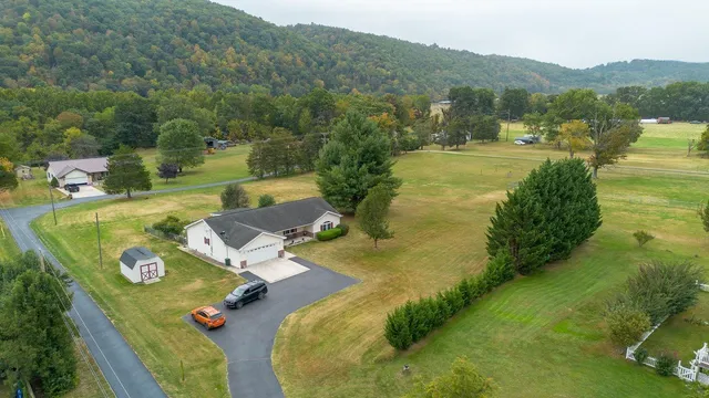 an aerial view of ocean residential house with outdoor space