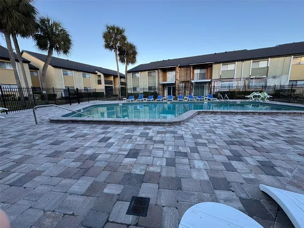 a view of a house with a patio