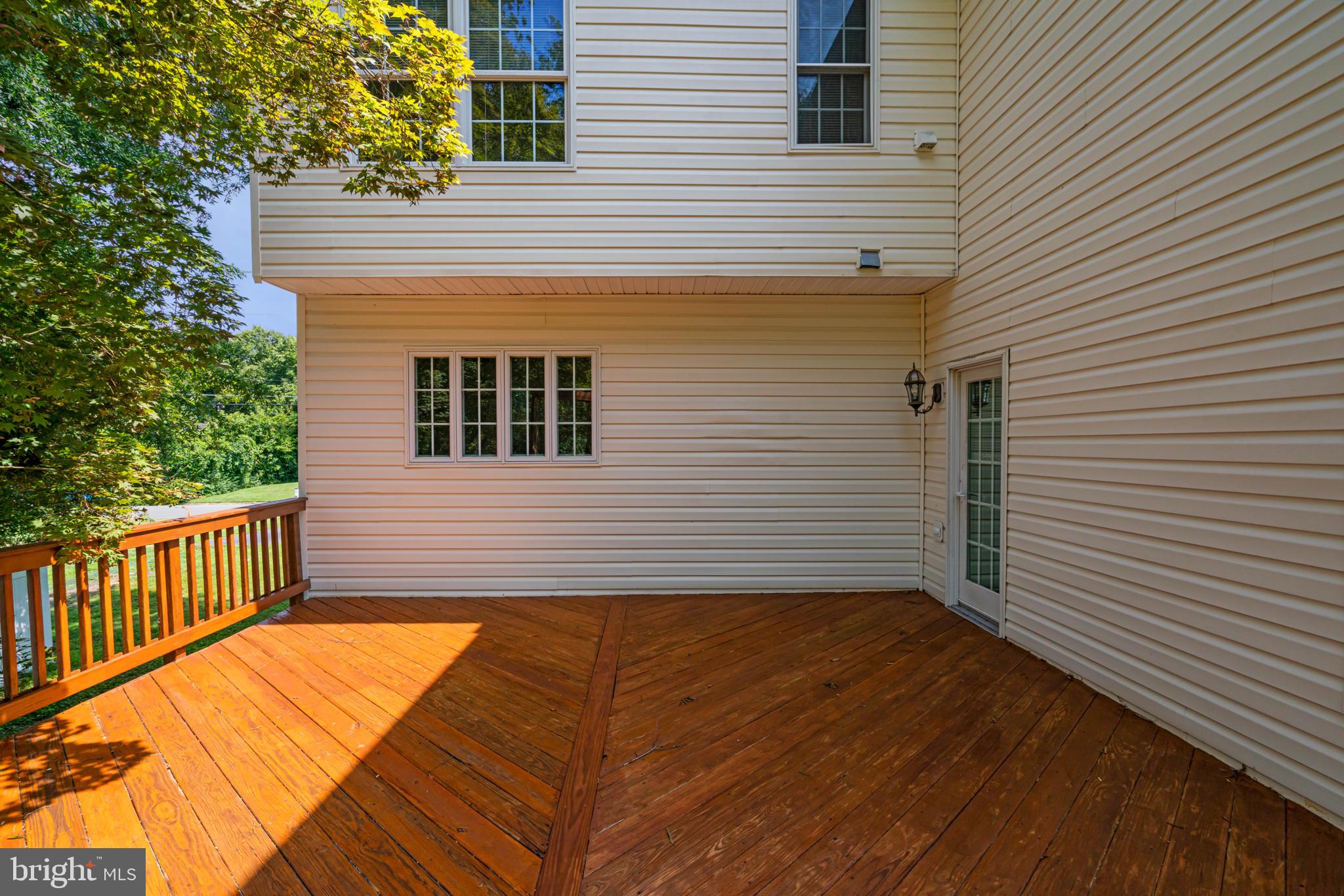 4512 Gage Road Alexandria, VA 22309 - Photo 59 of 69 Large Deck Overlooks Large Spacious Backyard