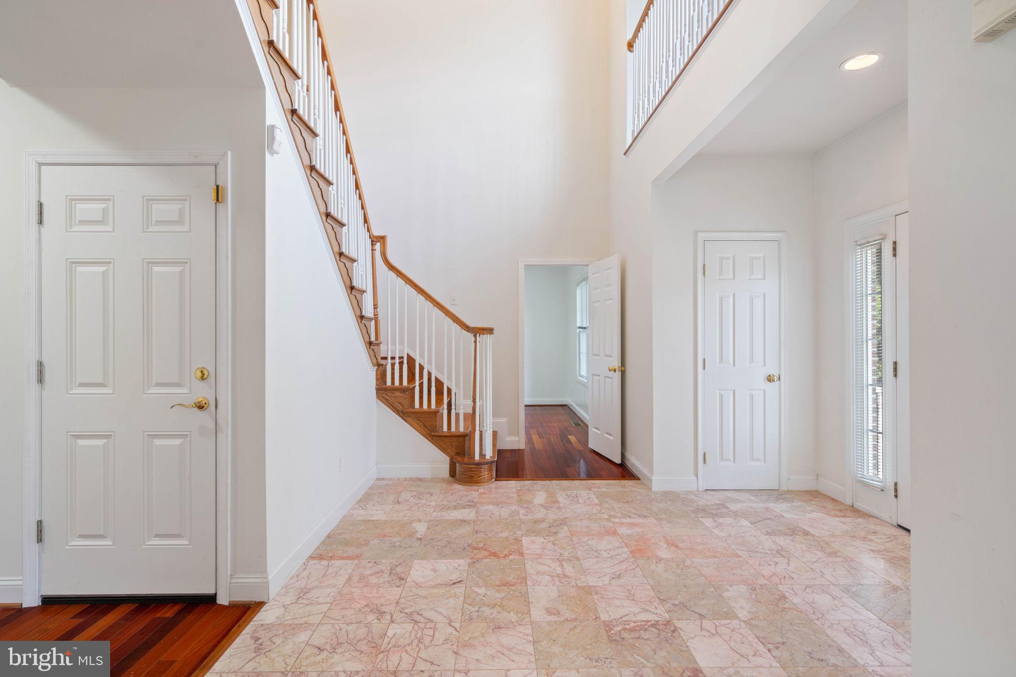 4512 Gage Road Alexandria, VA 22309 - Photo 7 of 69 Stunning Marbel Flooring Entryway landing