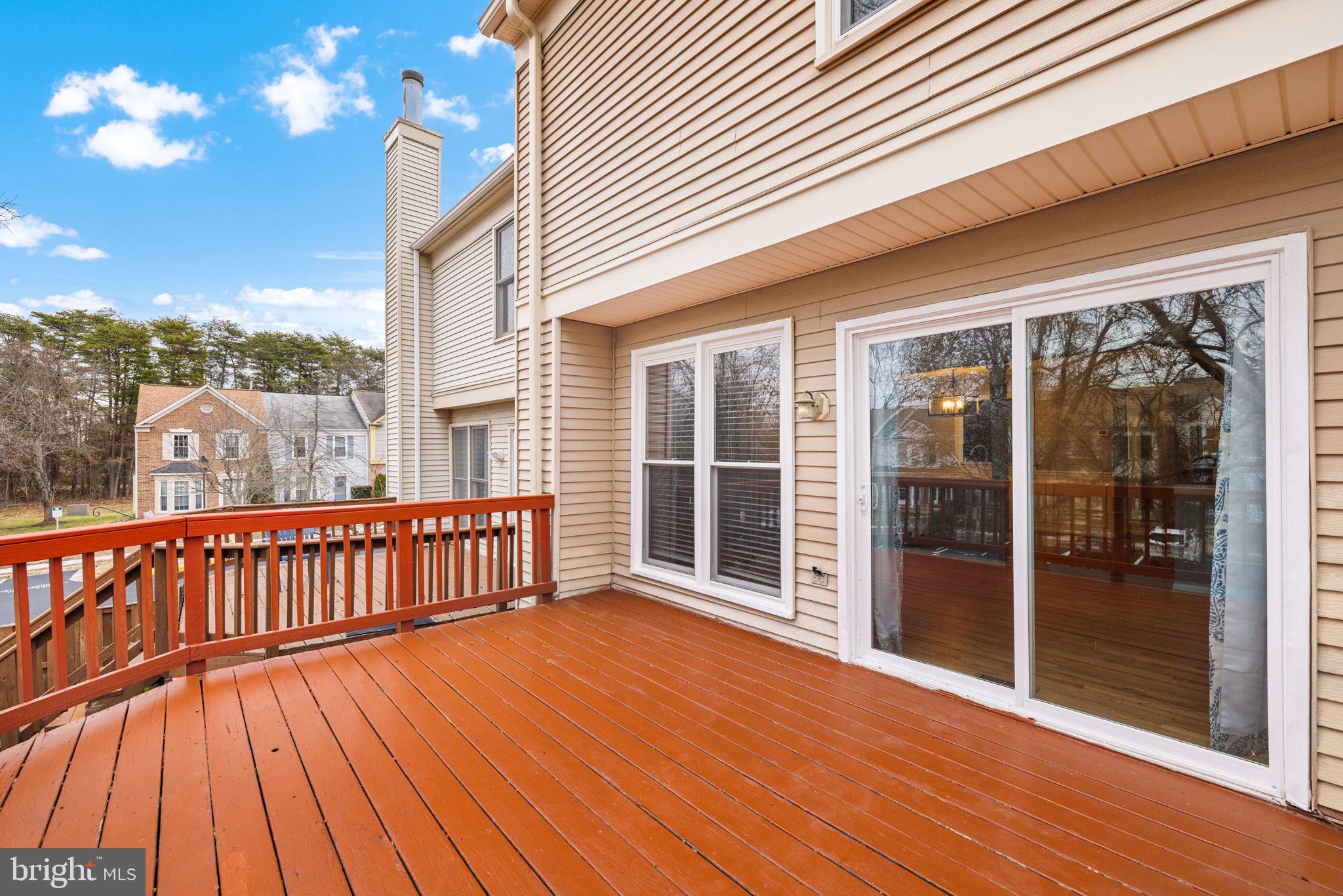 43861 Laburnum Square Ashburn, VA 20147 - Photo 41 of 46 a view of a balcony with wooden floor