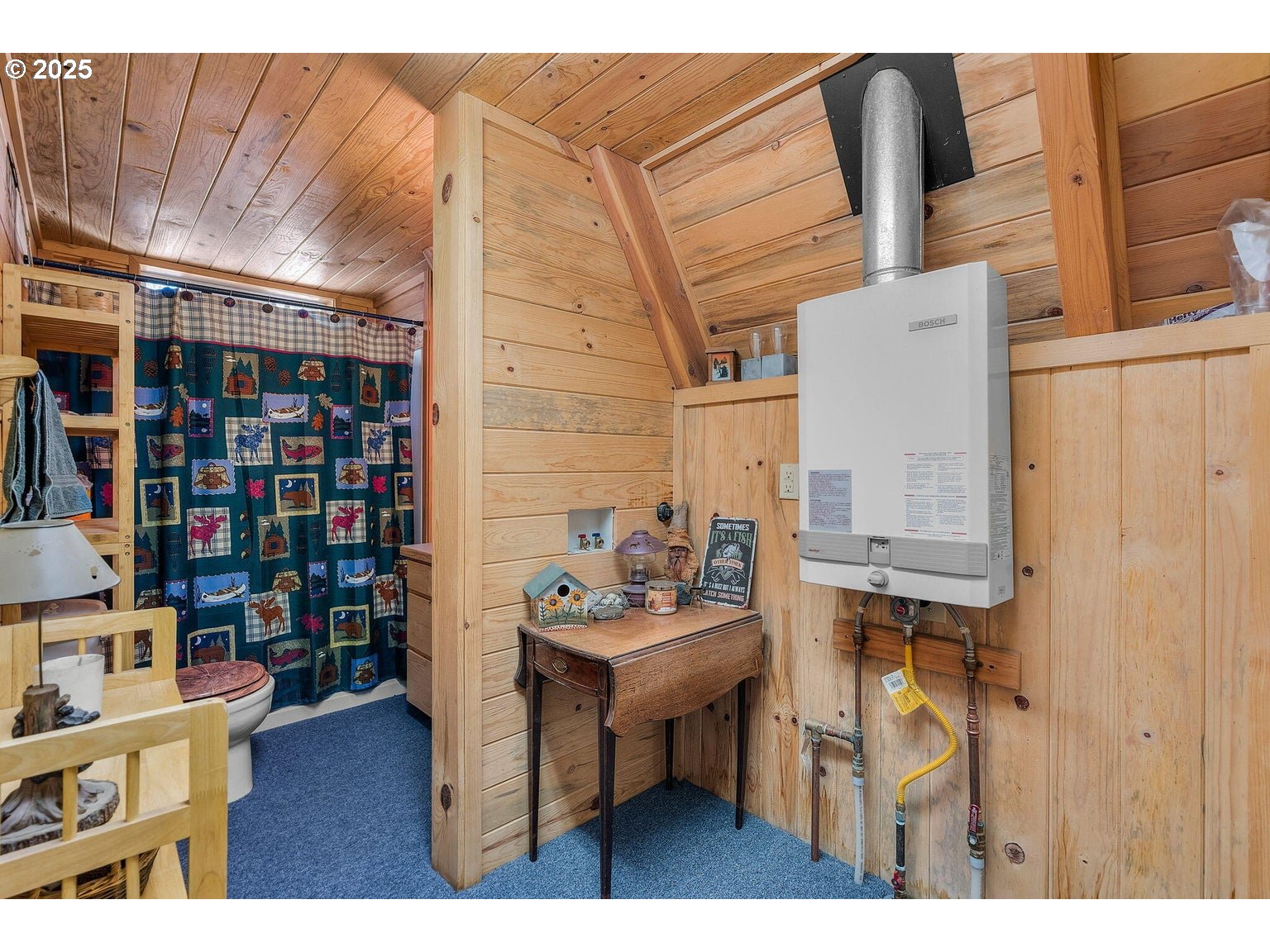 143970 Highway 97 Gilchrist, OR 97737 - Photo 17 of 30 a terrace with outdoor seating and kitchen view