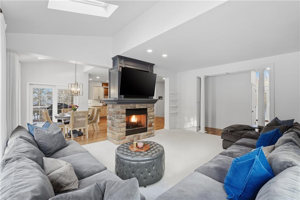 2017 Condor Lane Gibsonia, PA 15044 - Photo 11 of 49 a living room with furniture and a flat screen tv