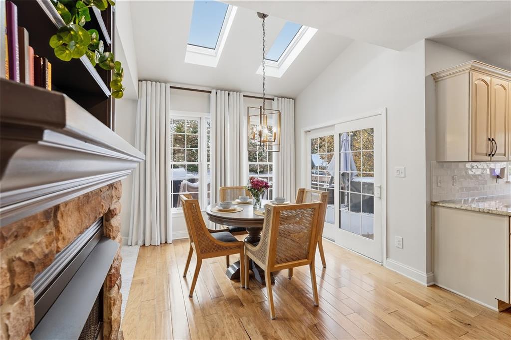 2017 Condor Lane Gibsonia, PA 15044 - Photo 17 of 49 a view of a dining room with furniture window and wooden floor