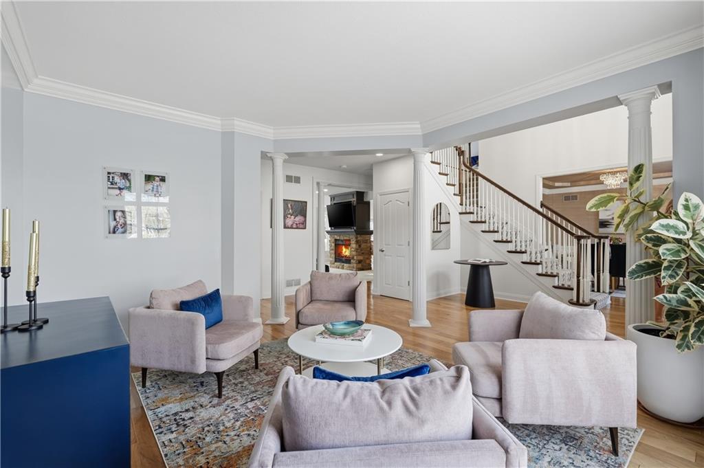 2017 Condor Lane Gibsonia, PA 15044 - Photo 8 of 49 a living room with furniture and wooden floor